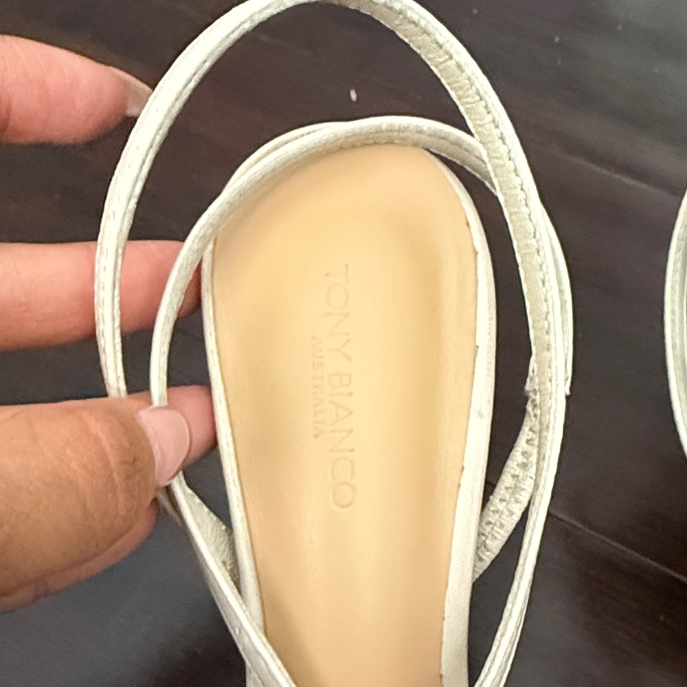 Tony Bianco Nude Strappy Heels - Picture 5 of 9